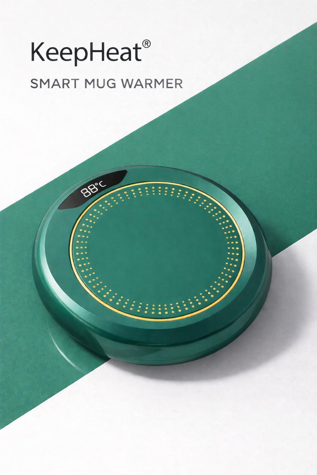 KeepHeat™ Mug Warmer – Never Drink Cold Coffee Again