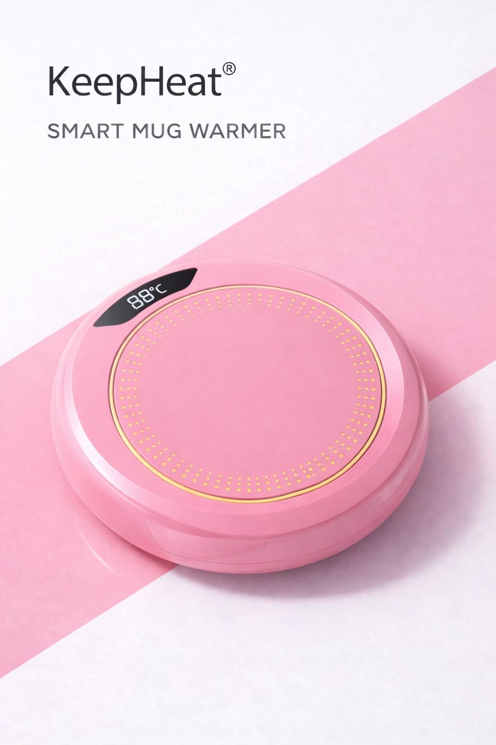 KeepHeat™ Mug Warmer – Never Drink Cold Coffee Again