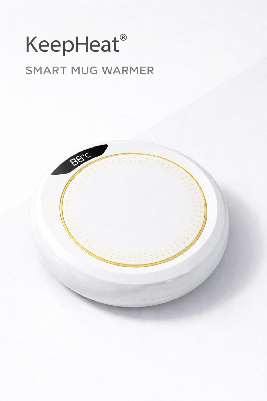 KeepHeat™ Mug Warmer – Never Drink Cold Coffee Again